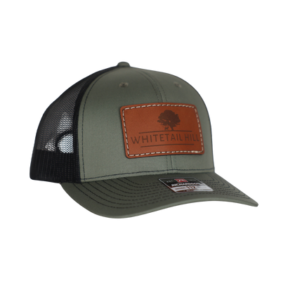 Richardson 112 Leather Patch Trucker Hat