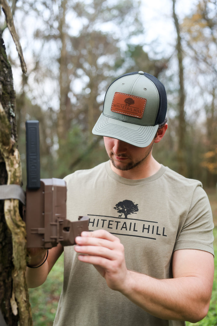 Leather Patch Trucker Hat - Richardson 112